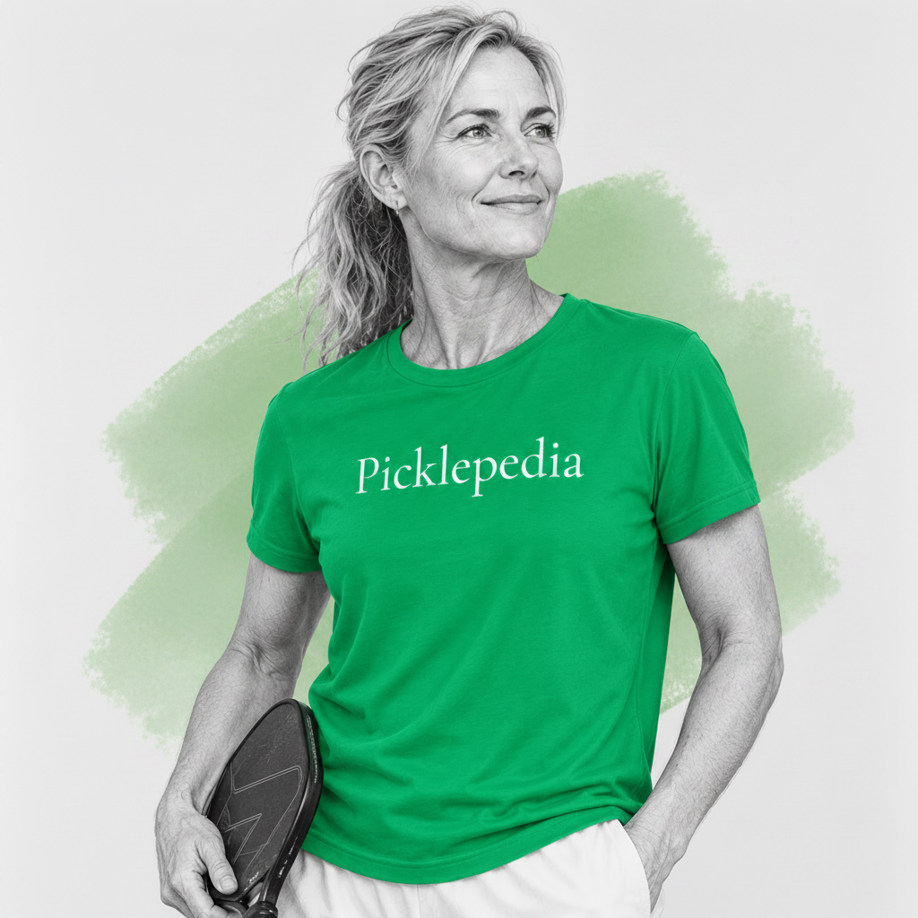 Signature Green Picklepedia Unisex T-Shirt (White Logo)
