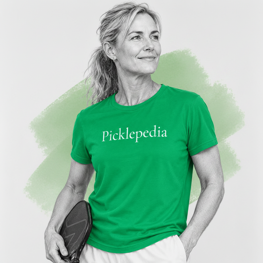 Signature Green Picklepedia Unisex T-Shirt (White Logo)